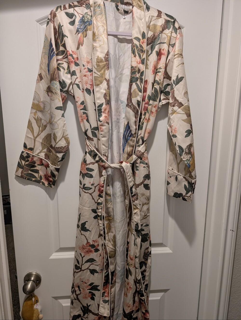 Pottery Barn Nola Silky Piped Robe